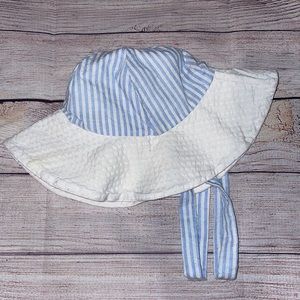 Sugar Dumplin Seersucker Sun Hat